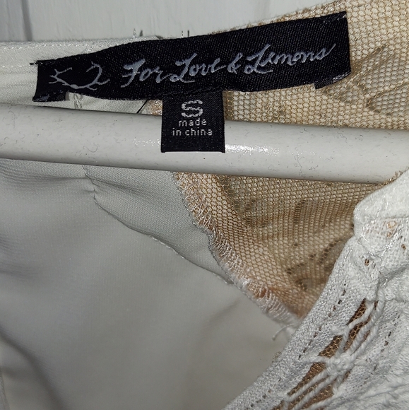 FL&L white dress size Small - Picture 4 of 6
